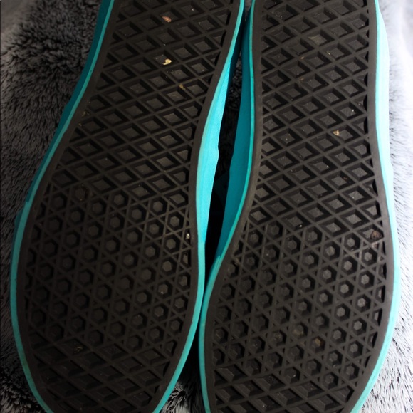 Blue/Turquoise Vans - Picture 6 of 8